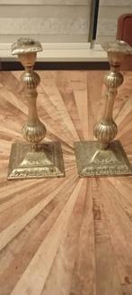 Verzilverde kandelaars, Antiek en Kunst, Ophalen of Verzenden