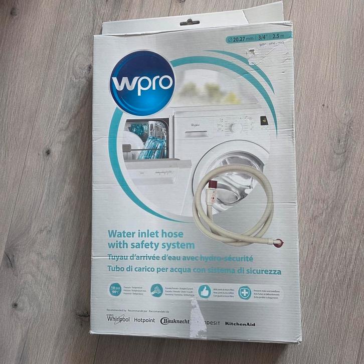 Wpro Waterslang met Veiligheidssysteem, Witgoed en Apparatuur, Onderdelen en Toebehoren, Nieuw, Ophalen