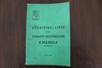 Zündapp R 203 Bella 1957 ersatzteil liste onderdelen boek, Overige merken