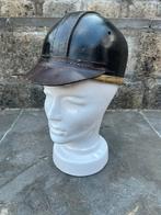 Vintage leren mijnwerker helm maat 56 (excl Scheurich hoofd), Ophalen of Verzenden