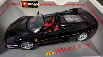 Ferrari F50 Black 1:18 Bburago Burago Pol  beschikbaar voor biedingen