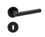 SYDNEY zwarte deurklink met sleutel rozet, Nieuw, Rvs, Ophalen of Verzenden, Klink of Kruk