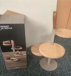 Etagere hout 4 lagen, Huis en Inrichting, Woonaccessoires | Etagères, Ophalen of Verzenden, Zo goed als nieuw