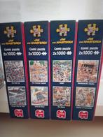 Jan v Haasteren 4 dubbele puzzels, Ophalen, 500 t/m 1500 stukjes