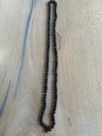 Ketting van hoogwaardig granaat, Ophalen of Verzenden, Zo goed als nieuw, Zwart, Steen of Mineraal