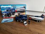 Playmobil City Action 5187 Politietruck met speedboot, Kinderen en Baby's, Speelgoed | Playmobil, Ophalen of Verzenden, Zo goed als nieuw