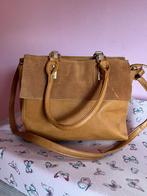 Ruime damestas cognac kleur zo goed als nieuw, Ophalen of Verzenden, Zo goed als nieuw, Bruin, Handtas