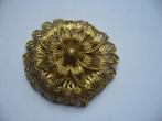 VINTAGE BROCHE GOUDKLEUR, Verzenden, Overige materialen, Broche