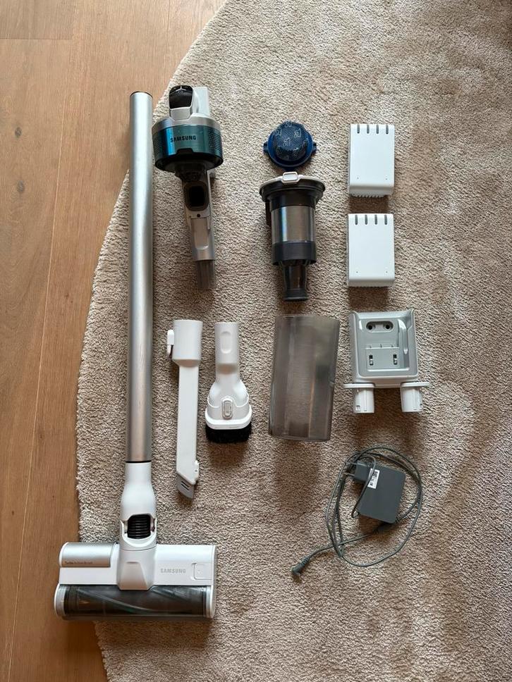 Samsung Jet 75 Turbo steelstofzuiger, Witgoed en Apparatuur, Stofzuigers, Zo goed als nieuw, Stofzuiger, Minder dan 1200 watt