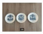 Antieke ontbijtbordjes klederdrachten | Royal Sphinx, Antiek en Kunst, Antiek | Servies los, Ophalen of Verzenden