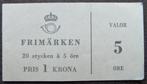 Postzegelboekje Zweden – oud boekje Lord Chesterfield, Zweden, Ophalen, Postfris