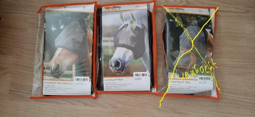 Vliegenmasker Field relief midi masker M met oren, Dieren en Toebehoren, Paarden en Pony's | Overige Paardenspullen, Nieuw, Ophalen of Verzenden