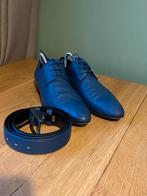 Mascolori blauw met riem maat 44, Kleding | Heren, Schoenen, Ophalen, Gedragen, Blauw