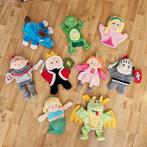 Set 9x Handpoppen, poppenkastpoppen. Hema, sprookje., Ophalen of Verzenden, Zo goed als nieuw, Overige typen