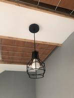 2 verschillen zwart metalen hanglampen, Ophalen, Nieuw, Metaal, Minder dan 50 cm