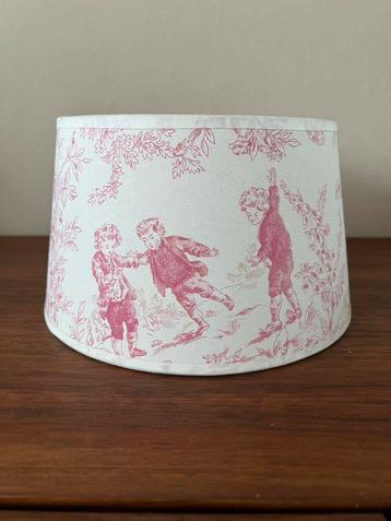 Toile de jouy lampenkap Frans brocante design vintage beschikbaar voor biedingen
