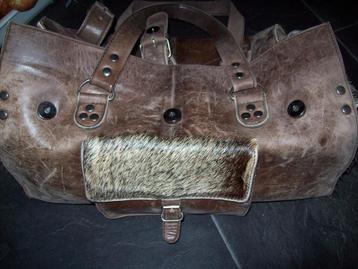  Duffelbag Weekendtas met huid Rino&Pelle beschikbaar voor biedingen