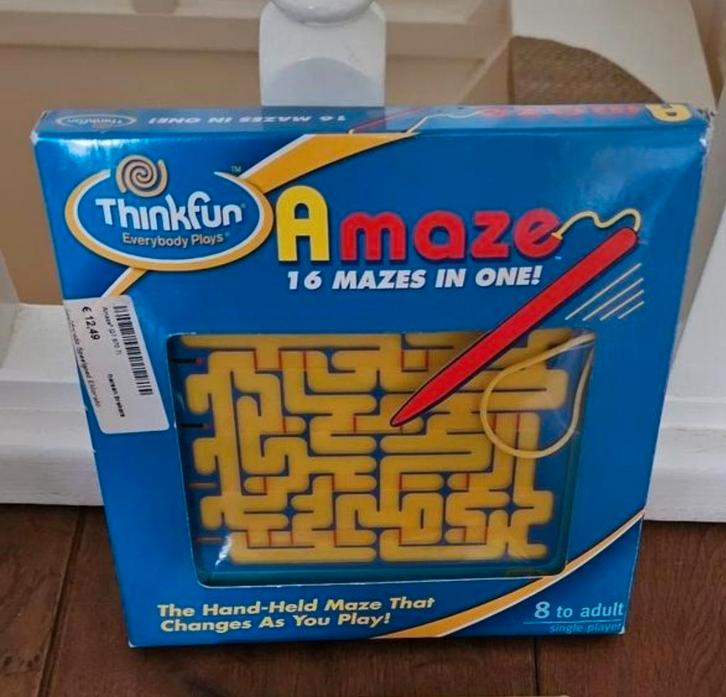 Thinkfun Amaze spel en 1Q spel Pyramid- Samen:, Kinderen en Baby's, Speelgoed | Educatief en Creatief, Zo goed als nieuw, Puzzelen