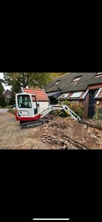 Minigraver met machinist, Diensten en Vakmensen, Verhuur | Gereedschap en Machines