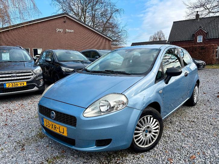 Fiat Grande Punto 1.2 Active 1.2 3DR 2007 Blauw-prima auto!, Auto's, Fiat, Bedrijf, Te koop, Punto, Airbags, Alarm, Boordcomputer