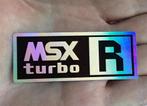 MSX TURBO R Holo Bartop Retro Vinyl Sticker, Nieuw, Overige typen, Verzenden