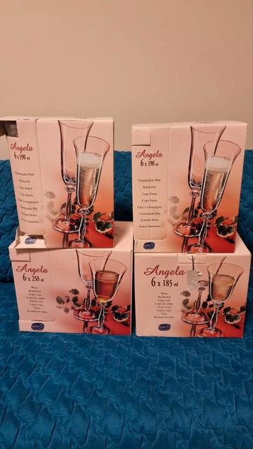 Bohemian Angela Glazen Set - Champagne, Wijn, Water beschikbaar voor biedingen