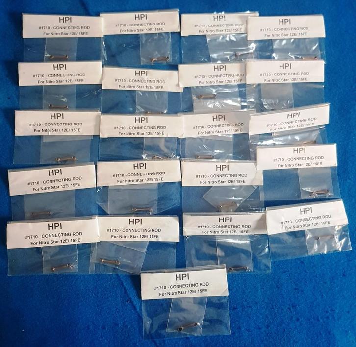 Lot van 21 x Nieuwe HPI #1710 Connecting Rods (drijfstang), Hobby en Vrije tijd, Modelbouw | Radiografisch | Auto's, Nieuw, Onderdeel