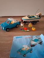Playmobil Set - Auto met Boot en Accessoires, Ophalen of Verzenden, Gebruikt, Complete set