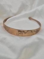 Vintage Bangle met Olifant, Sieraden, Tassen en Uiterlijk, Armbanden, Verzenden, Gebruikt, Goud, Overige materialen