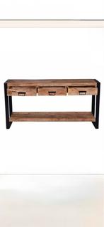 Mooie mango houten side table /kast 150cm, Huis en Inrichting, Tafels | Sidetables, Ophalen, 100 tot 150 cm, Zo goed als nieuw