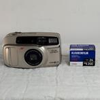 Minolta Riva Zoom 70 analoge fotocamera incl. film en bat., Ophalen of Verzenden, Zo goed als nieuw, Compact, Minolta