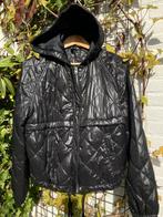 Puffer jack zwart capuchon rits mt M Divided, Divided, Ophalen of Verzenden, Nieuw, Zwart