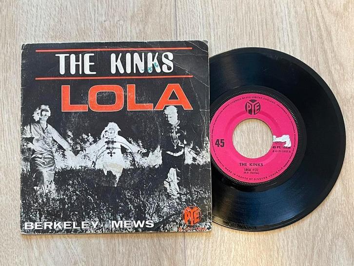 VINYL SINGLE The Kinks - Lola, Cd's en Dvd's, Vinyl Singles, Gebruikt, Single, Pop, 7 inch, Ophalen of Verzenden