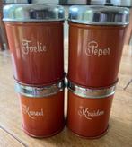 Vintage Brabantia Kruidenpotjes - Set van 4, Ophalen of Verzenden, Gebruikt
