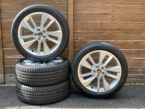 Vw Polo 17 inch origineel velgen met zomerbanden, Auto-onderdelen, Banden en Velgen, Banden en Velgen, Zomerbanden, 17 inch, 215 mm
