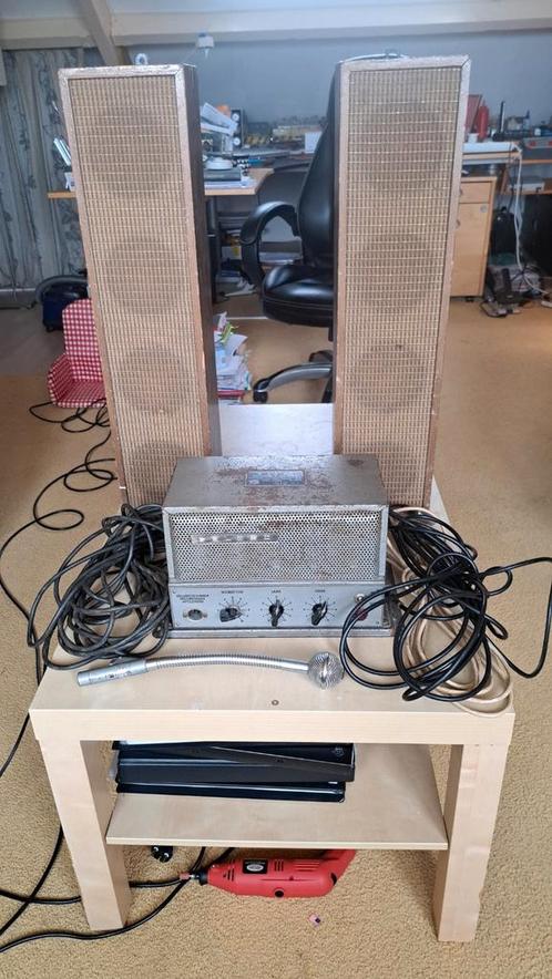 Versterker Geloso, Audio, Tv en Foto, Versterkers en Receivers, Gebruikt, Overige systemen, Minder dan 60 watt, Overige merken