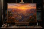 Grand Canyon bij daglicht schilderij op aanvraag, Verzenden