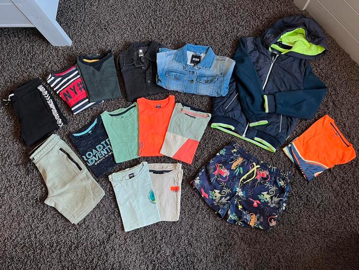 Kledingpakket jongens maat 122/128, Kinderen en Baby's, Kinderkleding | Kinder-kledingpakketten, Gebruikt, Maat 128, Ophalen of Verzenden