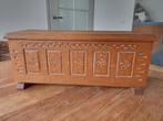 mooi oud houten kistje met houtsnijwerk, Huis en Inrichting, Woonaccessoires | Kisten, Minder dan 50 cm, Gebruikt, Minder dan 50 cm