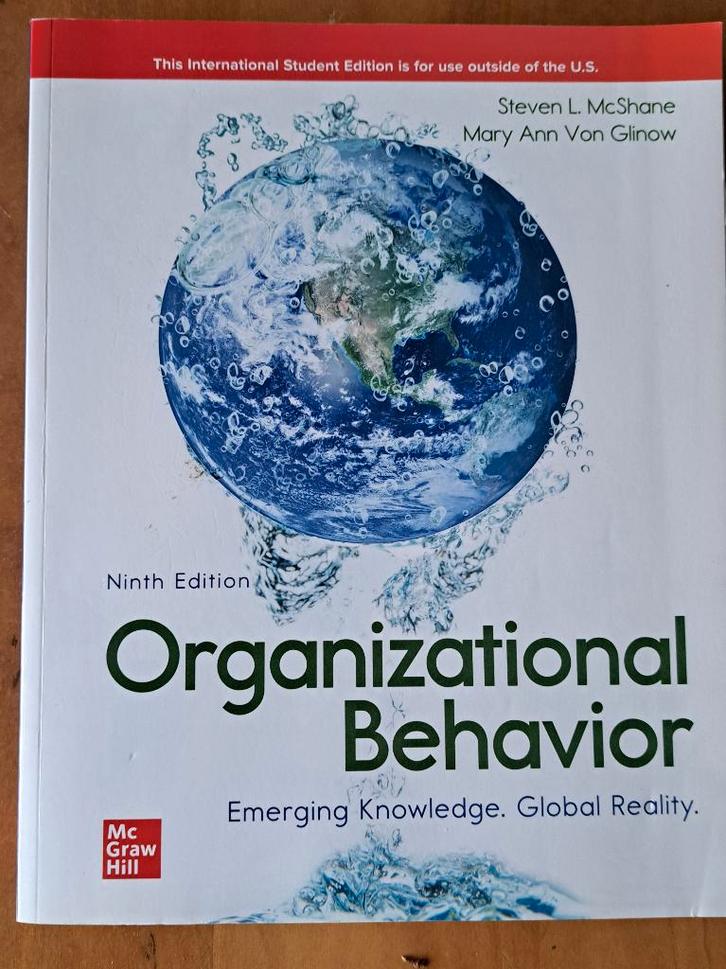Organizational Behavior, Boeken, Economie, Management en Marketing, Zo goed als nieuw, Management, Ophalen of Verzenden
