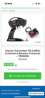 Traxxas zender en ontvanger trx6516, Hobby en Vrije tijd, Modelbouw | Radiografisch | Auto's, Elektro, Nieuw, Ophalen of Verzenden