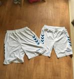 Hummel Voetbalbroekjes Wit/Blauw - Nieuw, Ophalen of Verzenden, Nieuw, Hummel
