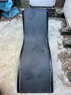 Zwarte ligstoel, 2 stuks, Tuin en Terras, Ligbedden, Ophalen of Verzenden, Gebruikt, Kunststof
