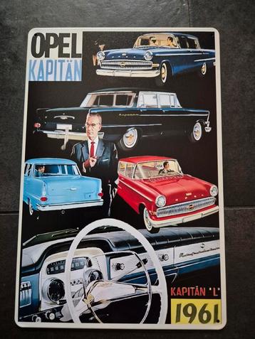 Opel kapitän reclamebord beschikbaar voor biedingen