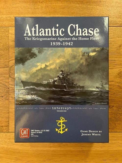 Bordspel Atlantic chase, Kriegsmarine against the home fleet, Hobby en Vrije tijd, Gezelschapsspellen | Bordspellen, Zo goed als nieuw