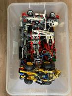 Bak met LEGO Technic – diverse voertuigen & onderdelen, Kinderen en Baby's, Speelgoed | Duplo en Lego, Ophalen, Gebruikt, Losse stenen