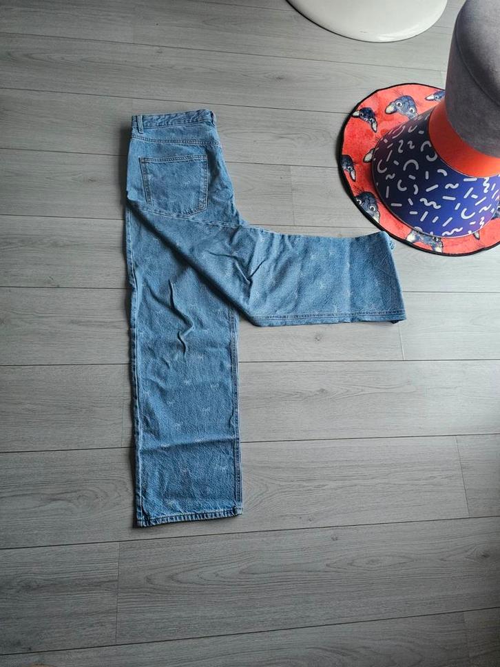 Primark spijkerbroek met strikjes print, maat 44, Kleding | Dames, Spijkerbroeken en Jeans, Gedragen, W33 - W36 (confectie 42/44)