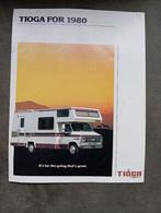 Tioga Chevrolet Camper for 1980 by Fleetwood  16 pag., Verzenden, Zo goed als nieuw, Chevrolet