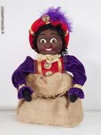 Authentieke Etos zwarte Piet pop in zak - 40cm, rood/paars, Diversen, Sinterklaas, Verzenden, Zo goed als nieuw
