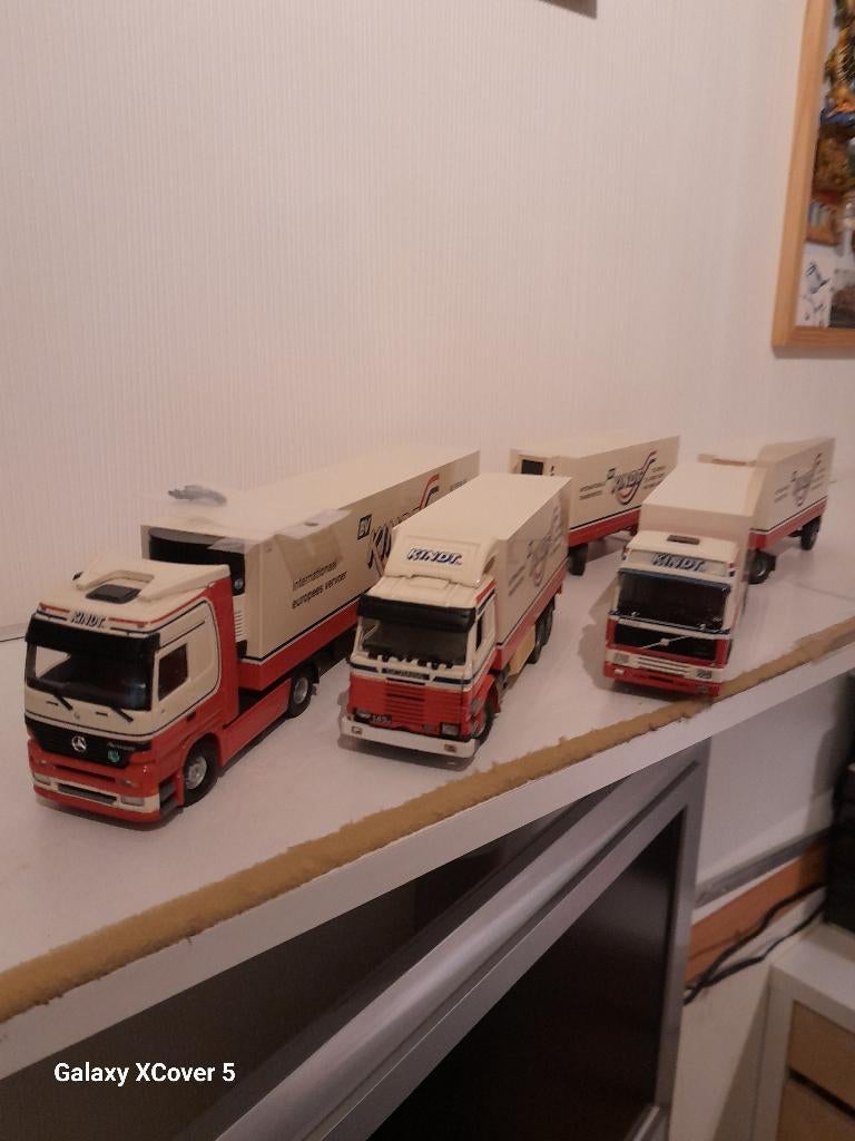 Scania miniatuur auto`s 1,50, Ophalen of Verzenden, Nieuw, Bus of Vrachtwagen, Tekno